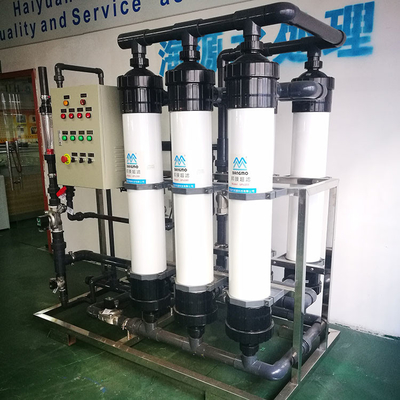 A planta de tratamento da água do Ultrafiltration do restaurante remove a cor