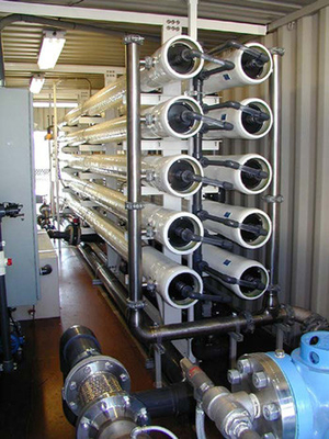 Planta de dessanilização Containerized 2000LPH dos sistemas da osmose reversa do Seawater