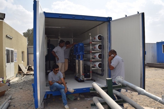 Planta de dessanilização Containerized 2000LPH dos sistemas da osmose reversa do Seawater