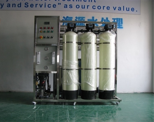 Planta automática de purificação de água RO 1000L/hora 220-400V PLC