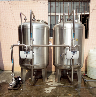Fábrica de tratamento Containerized 10m3/H da osmose reversa da água da perfuração