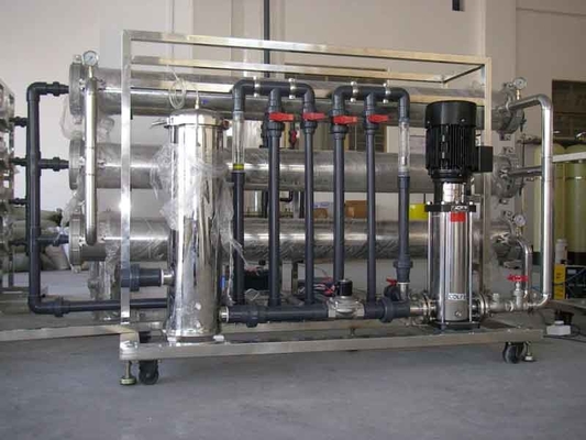 Sistema da osmose reversa do tratamento da água do RO do PLC 10000L/H para a água potável