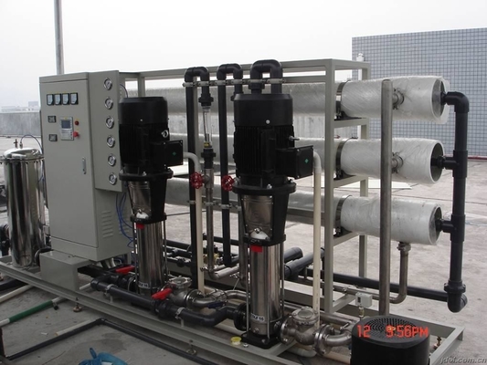 Sistema da osmose reversa do tratamento da água do RO do PLC 10000L/H para a água potável