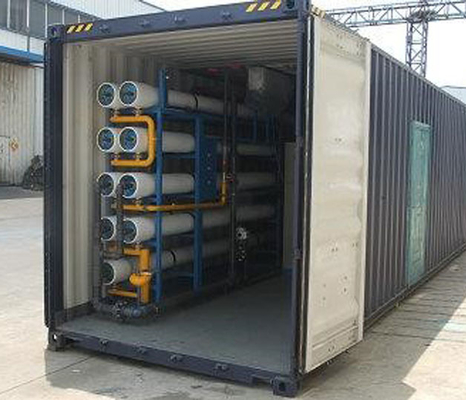 As empresas móveis Containerized de Euqipment da unidade de sistemas do tratamento da água Containerised sistemas do tratamento da água