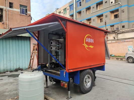 Reboque móvel da osmose reversa de Tralier do desmineralizador de Tretment da água de Tow Truck Trailer Car Mobile para a venda