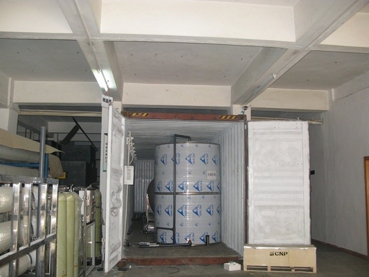 Máquina furada Containerized da dessanilização da água boa do mar da máquina da dessanilização do Seawater da água salgada do furo para a irrigação