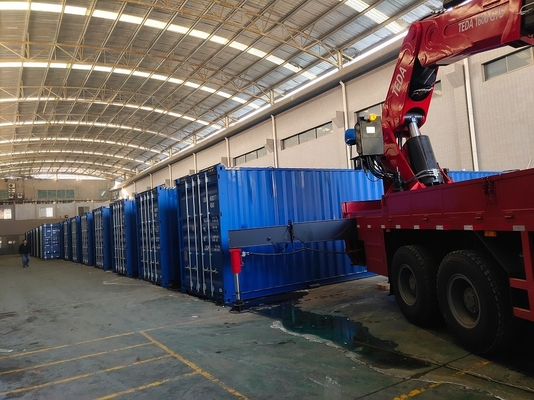 Máquina furada Containerized da dessanilização da água boa do mar da máquina da dessanilização do Seawater da água salgada do furo para a irrigação