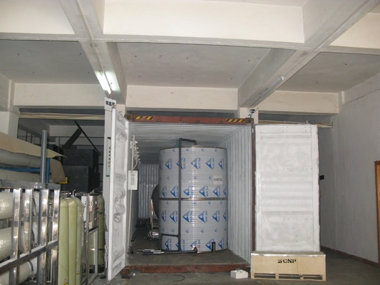 Planta de dessanilização Containerized do Seawater da dessanilização solar móvel da planta de dessanilização de Swro da água do mar da planta do RO