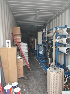 Container rio água salobra poço de poço água subterrânea sistema de osmose reversa para irrigação da agricultura de estufa