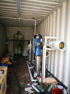 Container rio água salobra poço de poço água subterrânea sistema de osmose reversa para irrigação da agricultura de estufa
