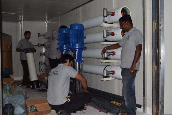 20FT 40FT Sistema de tratamento de água fluvial em recipientes Sistema de purificação de água fluvial