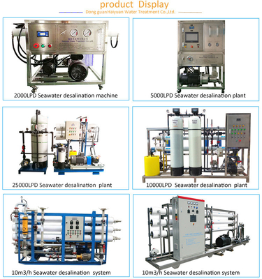 Watermaker Unidade de dessalinização de água de mar Desalinador de barcos Estação de dessalinização para venda de barcos Água salgada