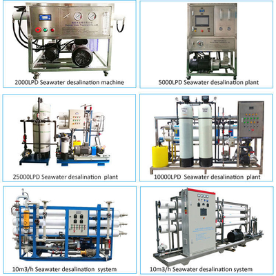 Watermaker Unidade de dessalinização de água de mar Desalinador de barcos Estação de dessalinização para venda de barcos Água salgada