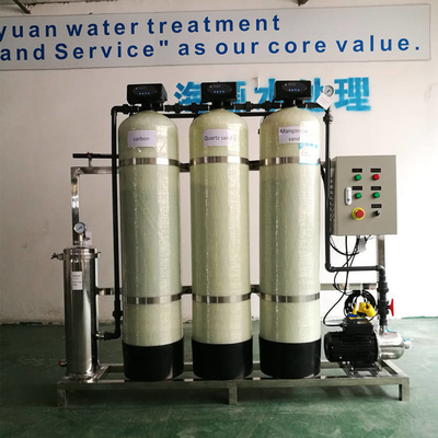 Sistema de suavizador de água de água salobra PLC Suavizador automático de água dura para irrigação