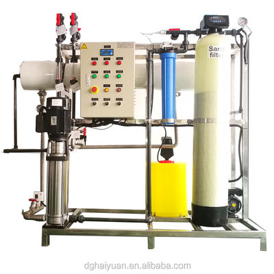 máquina pura automática da água, água potável refinada para o alimento/fábrica da bebida, planta do ro