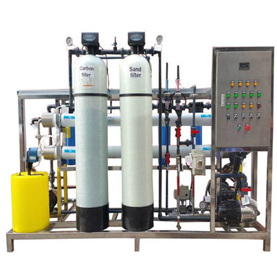 Salt water treatment plant machinery system