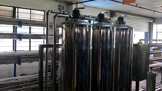 planta do purificador da água do RO 415V para o uso comercial 60HZ 4000LPH