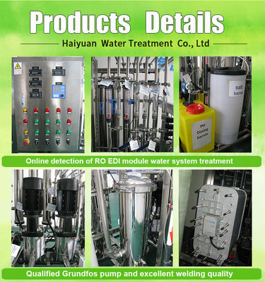 Sistema desmineralizado 1TPH da purificação de EDI Unit For Water Treatment