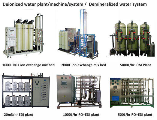 Sistema desmineralizado 1TPH da purificação de EDI Unit For Water Treatment