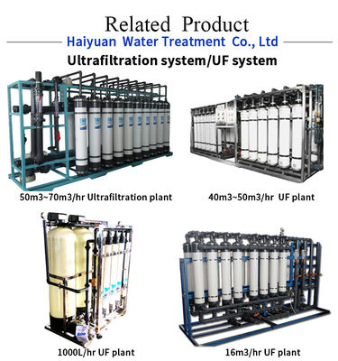 tratamento de águas residuais do Ultrafiltration 380V, equipamento fabril do tratamento de esgotos