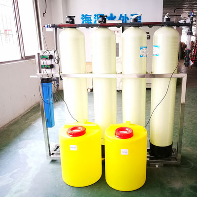 água de alimentação material da perfuração da fibra de vidro da estação de tratamento de água da sarja de Nimes da troca iônica