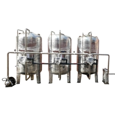 Filtro de areia ativo de aço inoxidável de quartzo do carbono do aço carbono 2500L/H