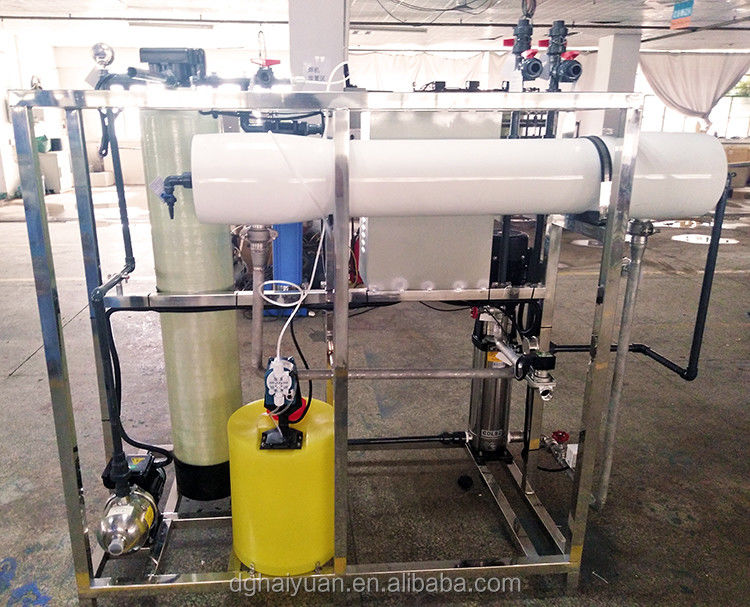 máquina pura automática da água, água potável refinada para o alimento/fábrica da bebida, planta do ro