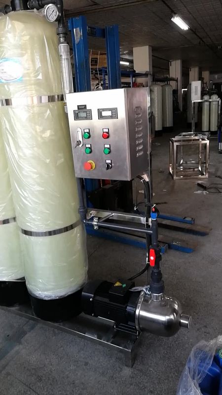 3KW Deionized o abastecimento de água, Ion Exchange Resin Filter recuperação de 60% - de 75%