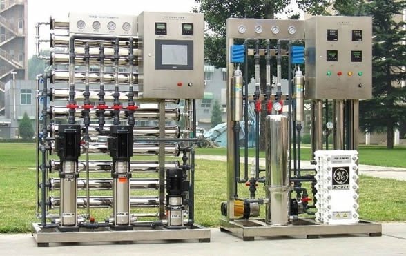 EDI deionized a planta de tratamento da água, filtro de água do deionizer, abastecimento de água dos DI