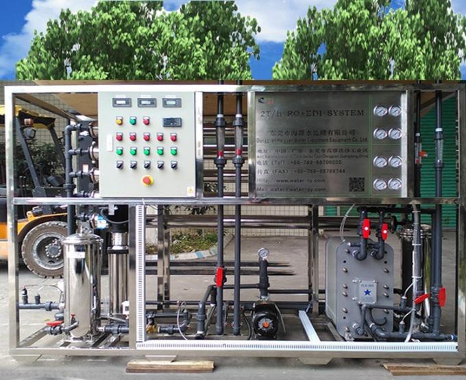 EDI deionized a planta de tratamento da água, filtro de água do deionizer, abastecimento de água dos DI